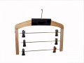 Single 3 Bar Wooden Trouser Hanger