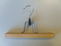 Single Wooden Trouser Clamp Hanger